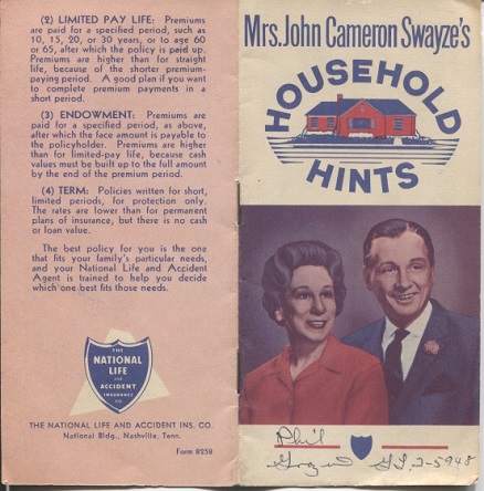 Image for Mrs. John Cameron Swayze's Household Hints