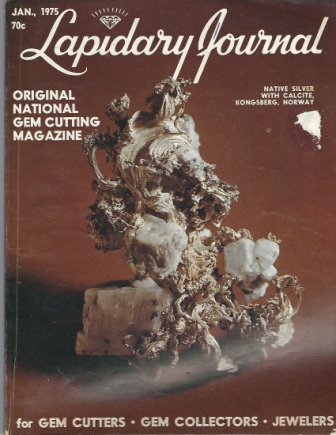 Image for Lapidary Journal, January 1975 Original National Gem Cutting Magazine