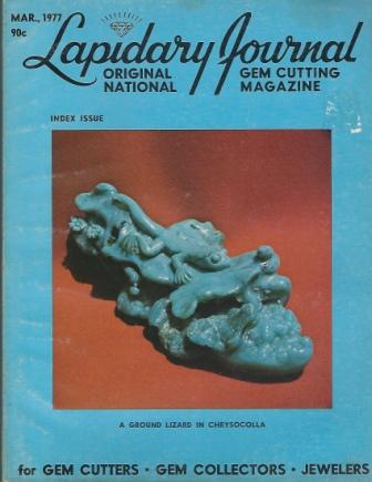Image for Lapidary Journal, March 1977, Volume 30 Number 12 Original National Gem Cutting Magazine