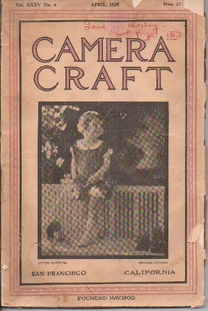 Image for Camera Craft Volume XXXV, No. 4, April 1928