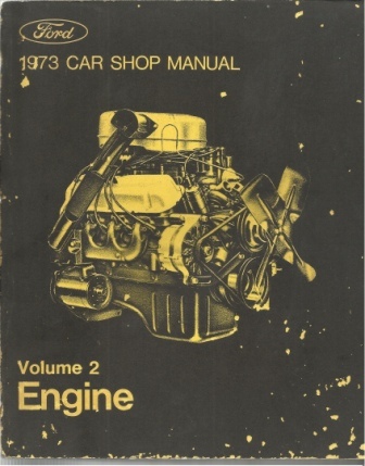 Image for 1973 Car Shop Manual: Ford Volume 2 Engine