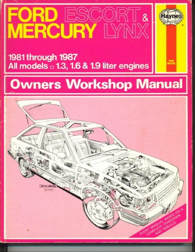 Image for Ford Escort & Mercury Lynx Owners Workshop Manual: