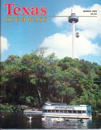 Texas Highways Magazine The Official Texas State Travel Magazine, March 1989 Image for Texas Highways Magazine The Official Texas State Travel Magazine, March 1989
