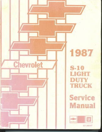 Image for Chevrolet 1987 S-10 Light Duty Truck