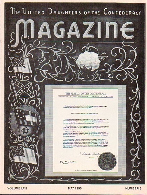 Image for United Daughters Of The Confederacy Magazine May 1994, Volume LVIII, Number 5