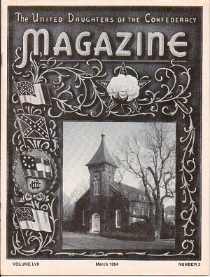 Image for United Daughters Of The Confederacy Magazine, March 1994, Volume LVII, Number 3