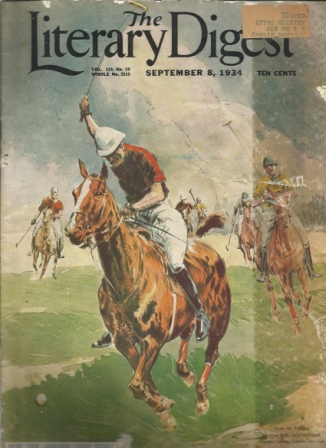 Image for The Literary Digest, September 8, 1934, Vol. 118, No. 10 Politics and Strikes Hold National Stage