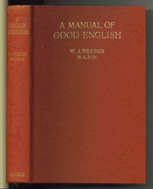 Image for A Manual Of Good English