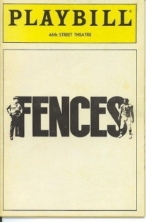 Image for Playbill: Fences