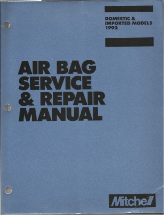 Image for Air Bag Service & Repair Manual Domestic & Imported Models 1992