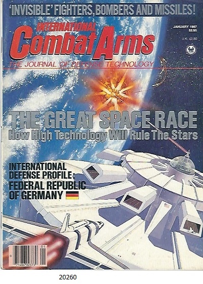 Image for International Combat Arms, January 1987 The Journal of Defense Technology, the Great Space Race