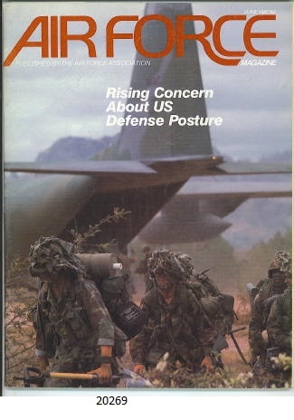Image for Air Force Magazine, June 1988 Rising Concern about US Defense Posture