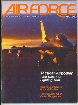 Image for Air Force Magazine, April 1987 Tactical Airpower First Rate and Fighting Trim