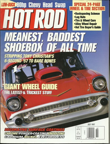 Image for Hot Rod {Magazine} Meanest, Baddest Shoebox of all Time, July 1997