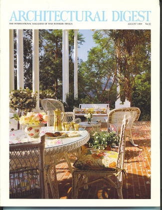 Image for Architectural Digest August 1989 The International Magazine of Fine Interior Design