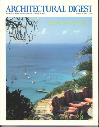 Image for Architectural Digest August 1, 1990, Special Islands Issue The International Magazine of Interior Design