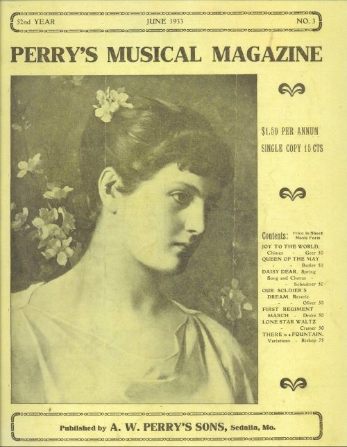Image for Perry's Musical Magazine, June 1933, No. 3