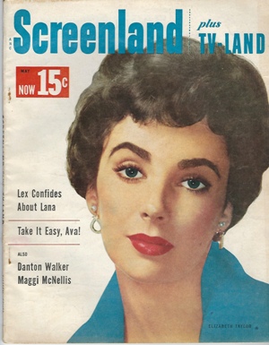 Image for Screenland Magazine Plus TV-land, May 1953, Elizabeth Taylor