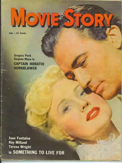 Image for Movie Story, July 1951, Gregory Peck And Virginia Mayo