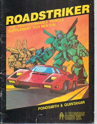 Image for Roadstriker: The Transformable Vehicle Supplement For Mekton