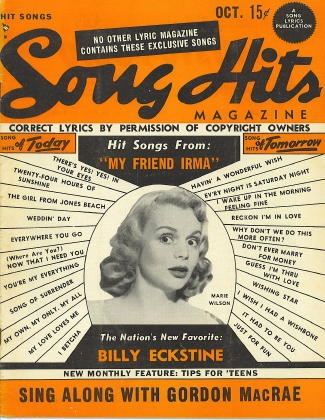 Song Hits: October 1949: Marie Wilson Image for Song Hits: October 1949: Marie Wilson