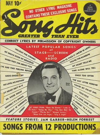 Image for Song Hits: May 1944: Gene Kelly