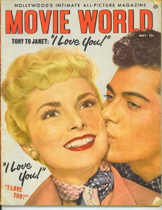Image for Movie World Magazine, May 1953 Janet Leigh and Tony Curtis