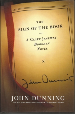 Image for The Sign Of The Book A Cliff Janeway Bookman Novel