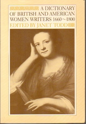 Image for A Dictionary Of British And American Women Writers 1660-1800