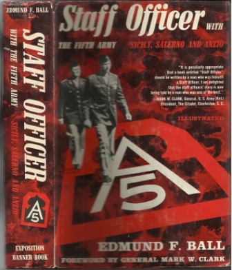 Image for Staff Officer With The Fifth Army Sicily, Salerno and Anzio
