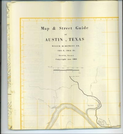 Image for Map & Street Guide At Austin, Texas, January 1964