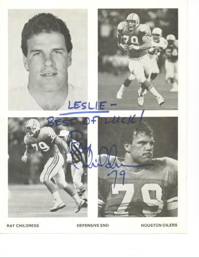 Image for Ray Childress #79, Defensive End, Houston Oilers