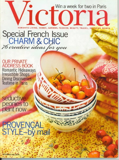 Image for Victoria Magazine September 2001: Special French Issue