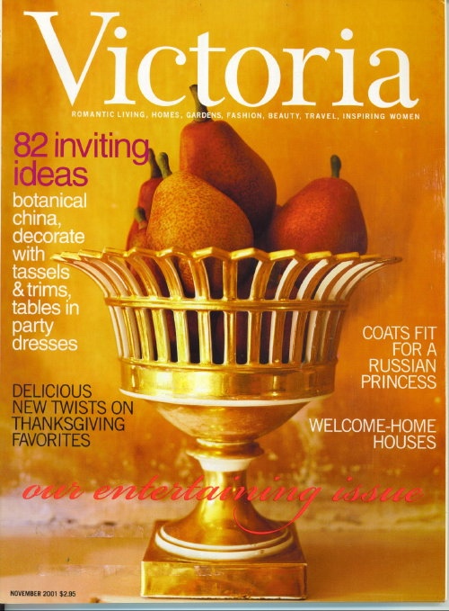 Image for Victoria Magazine November 2001: Delicious New Twists On Thanksgiving Favorites
