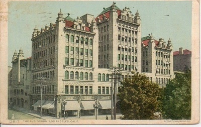 The Auditorium, Los Angeles, California, 1911 Image for The Auditorium, Los Angeles, California, 1911