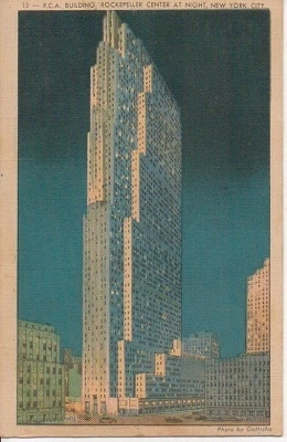 Image for RCA Building At Night, Rockefeller Center, New York City