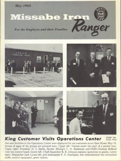 Image for Missabe Iron Ranger, May 1963 For Employees and Their Families