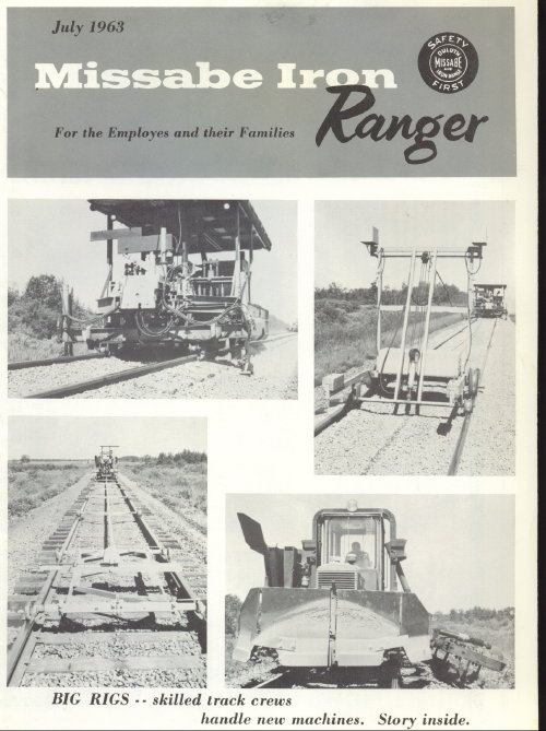 Image for Missabe Iron Ranger, July 1963 For Employees and Their Families
