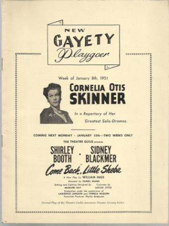 Image for Cornelia Otis Skinner In a Repertory of Her Greatest Solo-Dramas