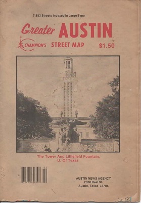 Image for Greater Austin Street Map 7883 Streets Indexed in Large Type